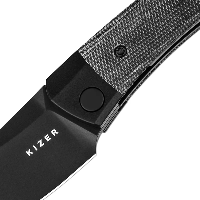 KIZER Mini Momo - Aluminum & Micarta Handle