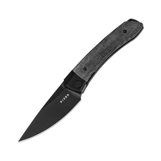 KIZER Mini Momo - Aluminum & Micarta Handle