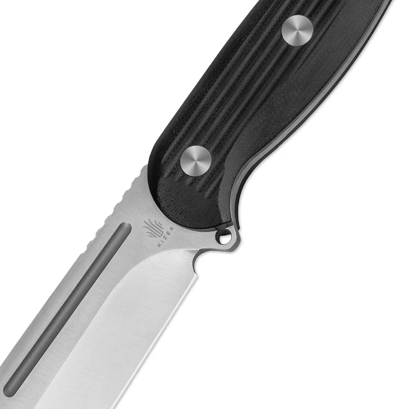 KIZER Ursa Major - AEB-L Blade, Black G10 Handle
