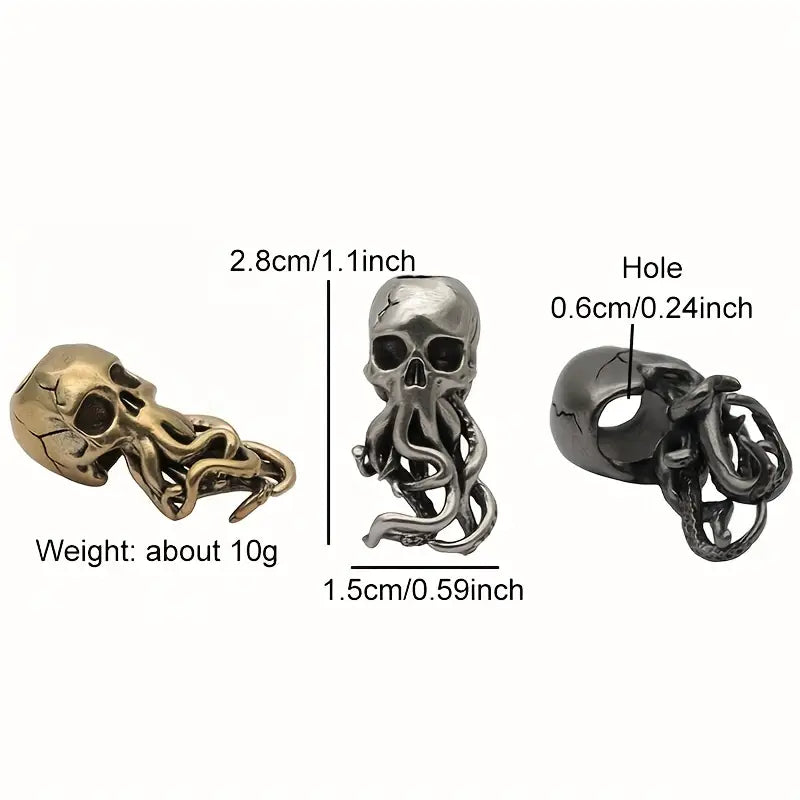 Octopus Skull Bead