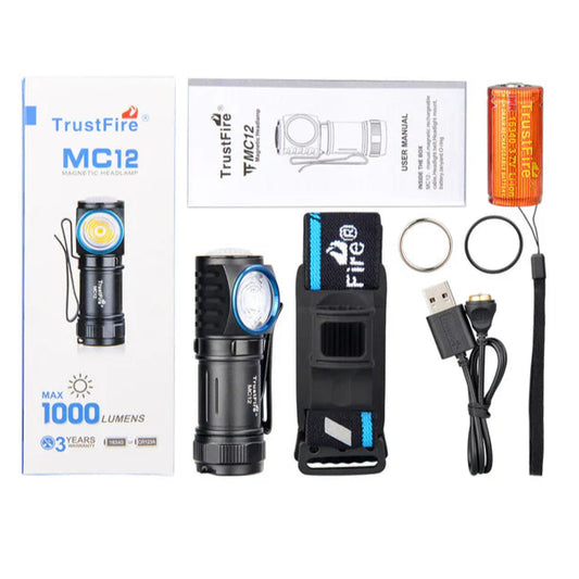 TrustFire MC12 Rechargeable Headlamp