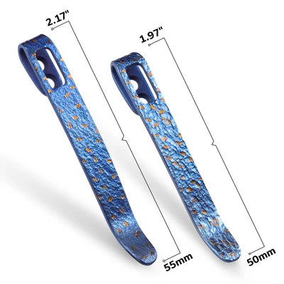 Civivi Flamed Titanium Pocket Clips