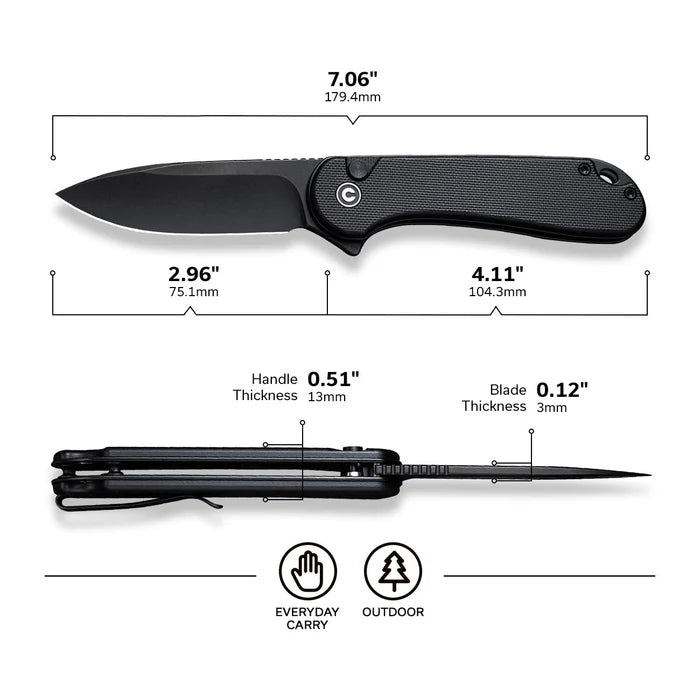 CIVIVI Button Lock Elementum II