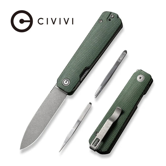 CIVIVI Sendy - Green Micarta Handle