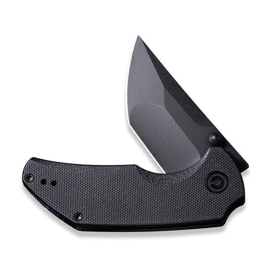 CIVIVI Thug 2 - Black G10 Handle, Black Stonewashed Blade