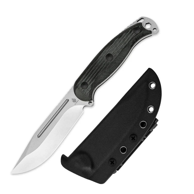KIZER Ursa Major -Nitro-V Blade, Black Micarta Handle