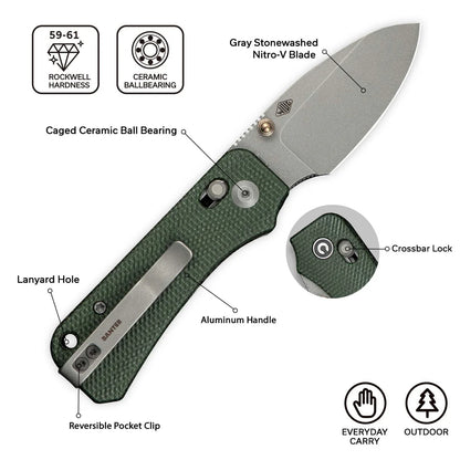 CIVIVI Baby Banter 2 - Green Micarta